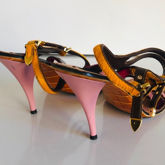 Louis Vuitton Pony Accent Heels - Picture 2 of 7